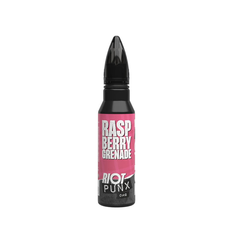 punx vape juice Riot Squad Raspberry Grenade 50ml Shortfill E-Liquid – India Color:Flame Red - NEW! Pink Raz Lemonade RELX Alpha-1 Replacement Pod