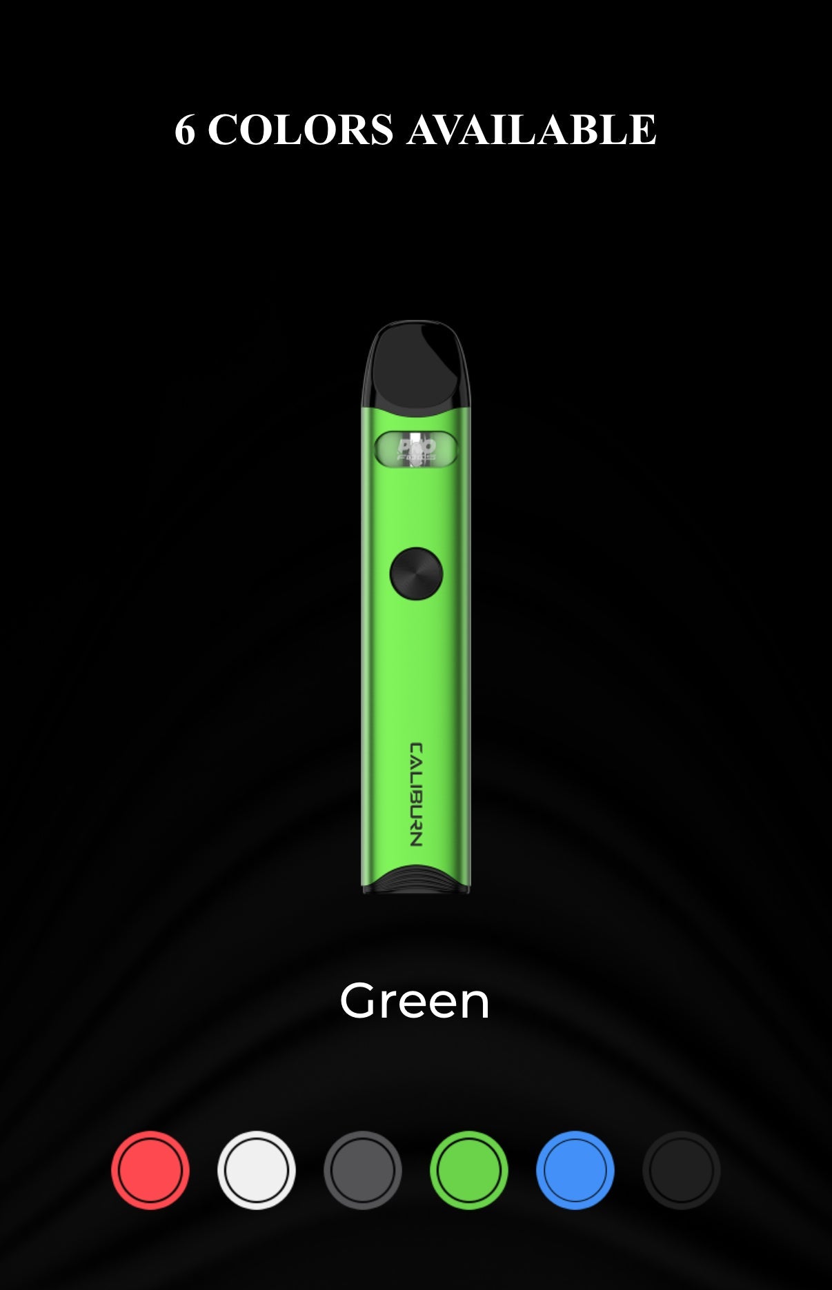 Uwell Caliburn A3 Pod Kit – 13W Refillable Vape with 520mAh Battery, PRO-FOCS Flavour Technology, Dual Activation & Fast USB-C Charging