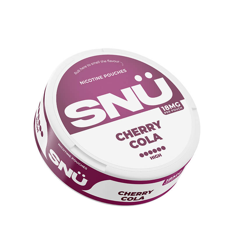 SNU Cherry Cola Nic Pouches by Bar Juice