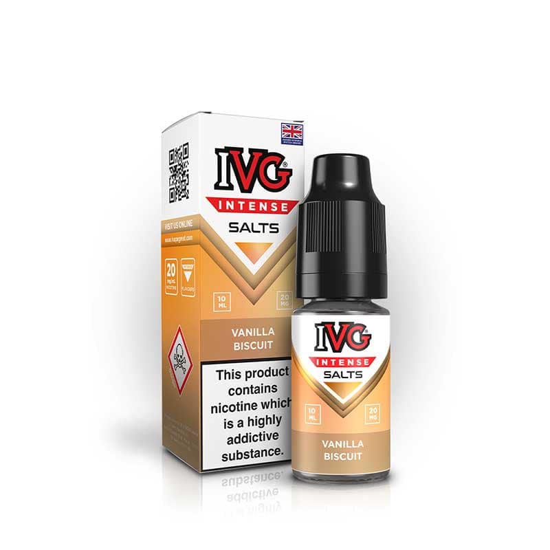 IVG Intense Salts Vanilla Biscuit 10ml Nic Salts E-Liquid