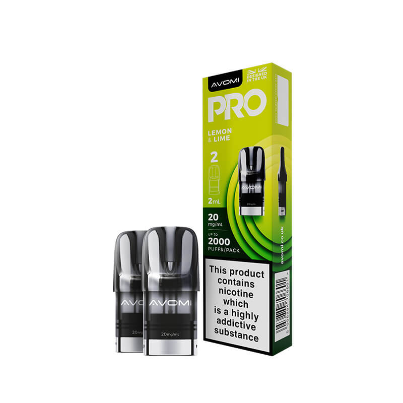 Avomi PRO Prefilled Pods - Lemon & Lime