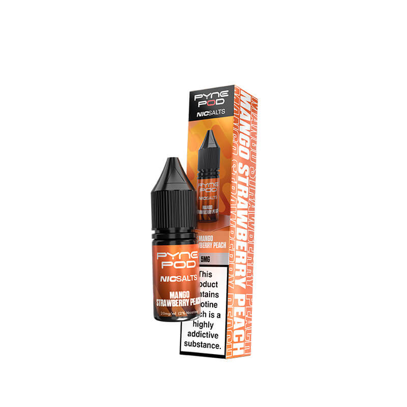 Pyne Pod Mango Strawberry Peach Nic Salts 10ml E-Liquid