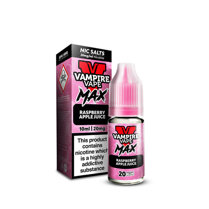 Vampire Vape MAX Raspberry Apple Juice Nic Salt E-Liquid 10ml
