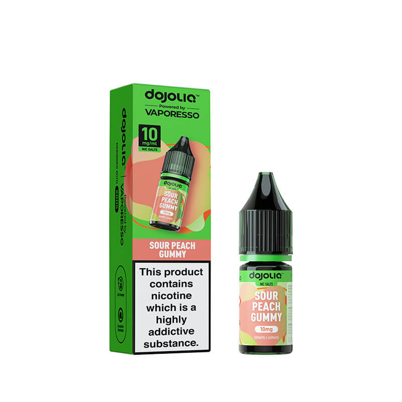 DojoLiq Sour Peach Gummy 10ml Nic Salt E-Liquid by Vaporesso