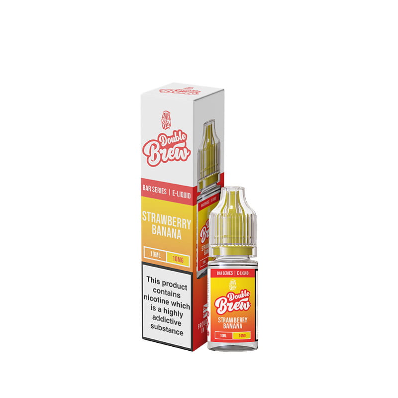 Ohm Brew Double Brew Strawberry Banana 10ml Nic Salt E-Liquid