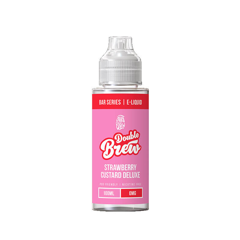 Ohm Brew Double Brew Strawberry Custard Deluxe 100ml Shortfill