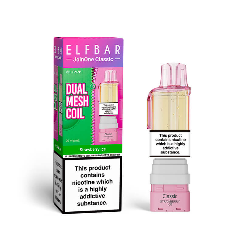 Elf Bar JoinOne Strawberry Ice Prefilled Pod + Refill