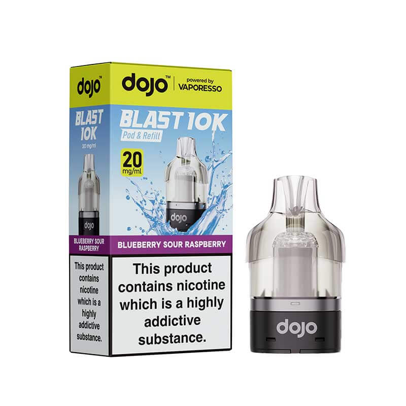 Vaporesso DOJO Blast Pod & Refill For 10K or 30K Device – Blueberry Sour Raspberry