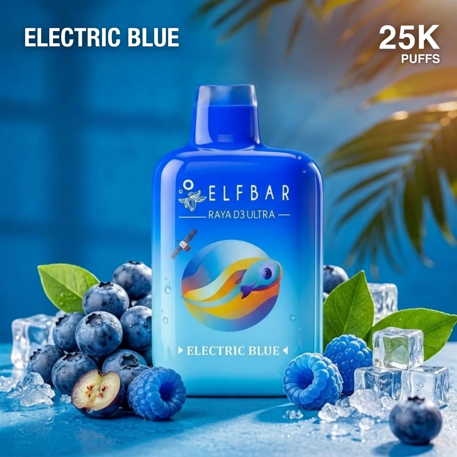 Elf Bar Raya D3 Ultra 30000 disposable vape - Electric Blue flavour