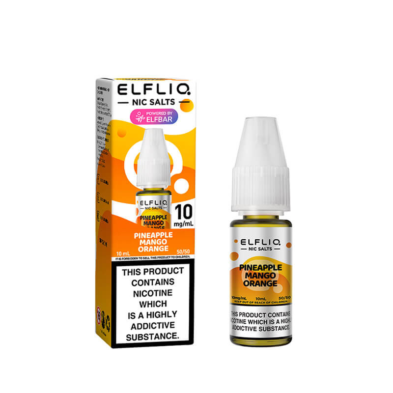 Elf Bar ElfLiq Pineapple Mango Orange 10ml Nic Salt E-Liquid