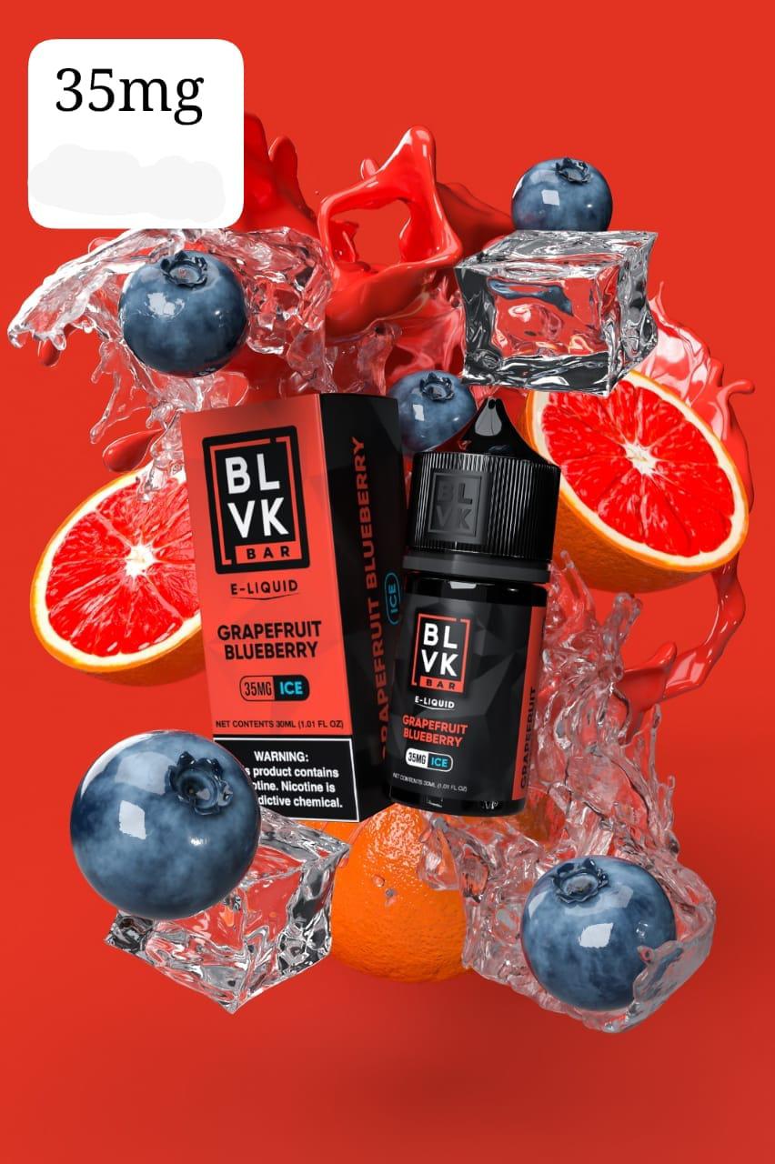 Buy Grapefruit Blueberry Ice BLVK Tobacco 30ml Vape Juice 35MG 50MG | Best Price India