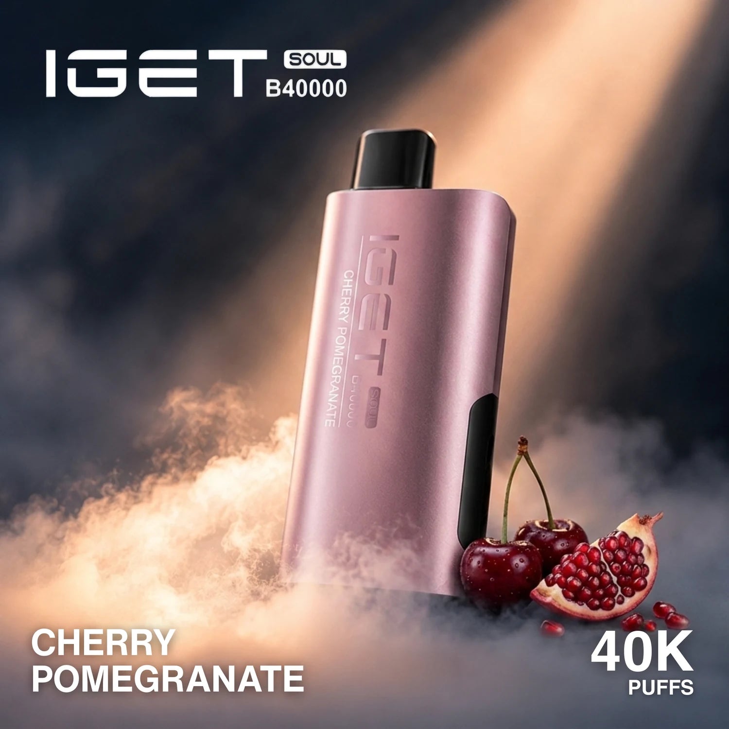 IGET Soul B40000 disposable vape - Cherry Pomegranate flavour