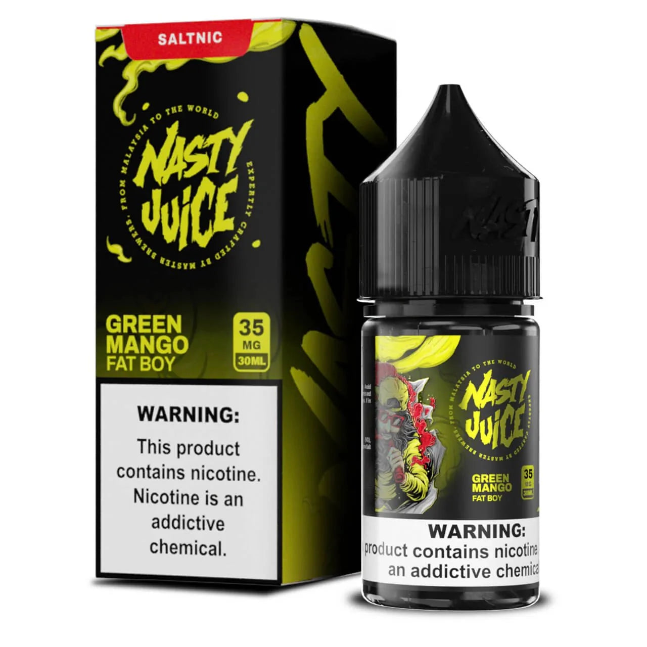 Nasty Nic Salt Green Mango (Fat Boy) 30ml (35mg/50mg) India