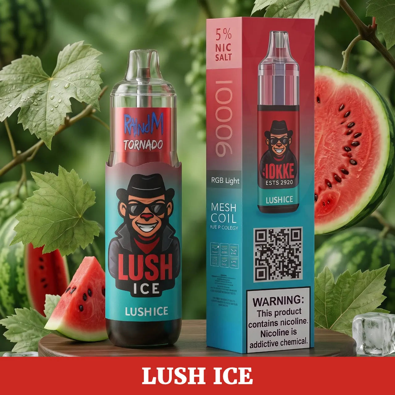 Tornado - 7000 disposable vape - Lush Ice flavour