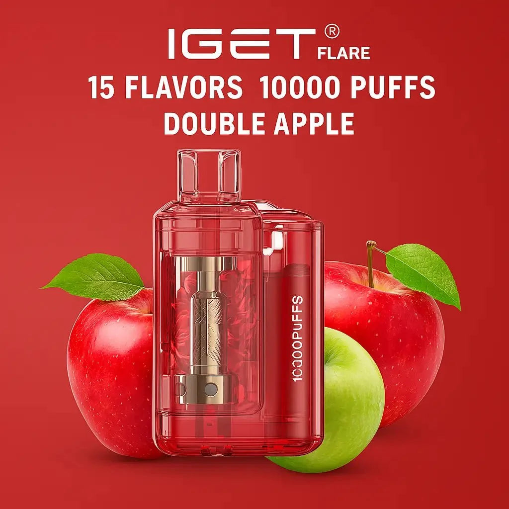 IGET Flare B10000 Double Apple USB-C Rechargeable Vape Pen