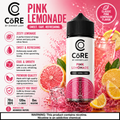 Pink Lemonade – CORE by Dinner Lady 120ML Vape Juice | 3MG, 6MG | Vape Mash India