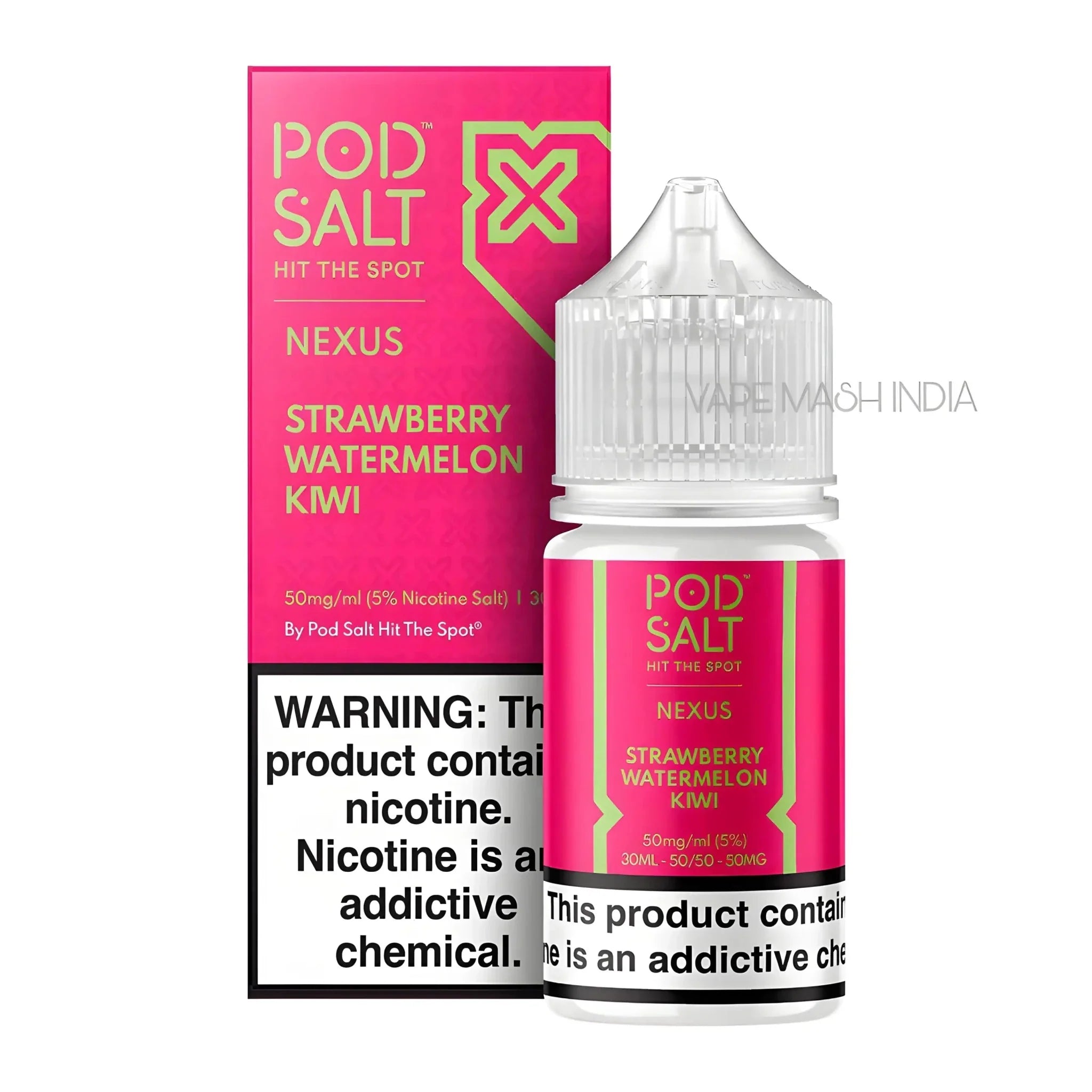 Pod Salt Nexus Strawberry Watermelon Kiwi 30ml Vape Juice