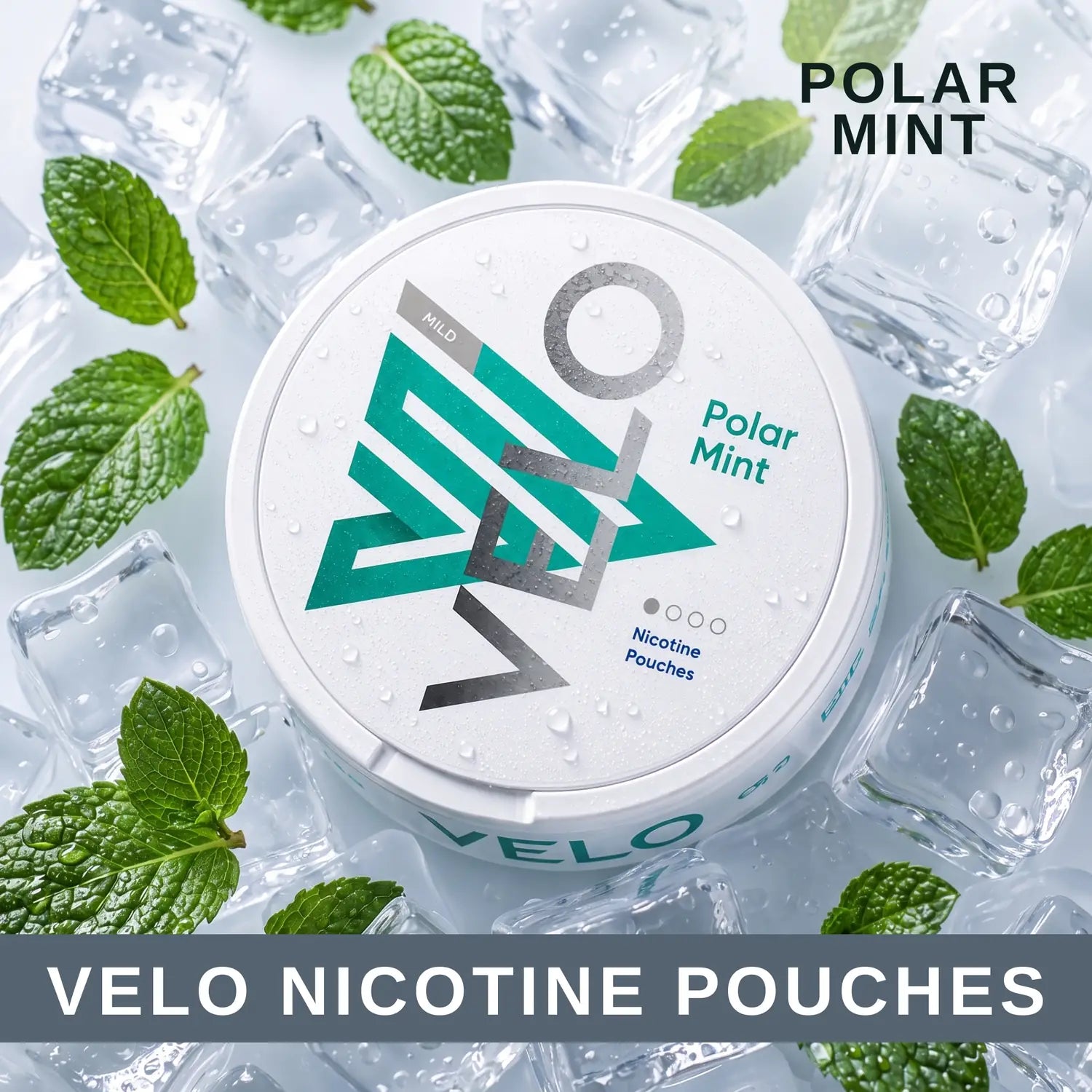 VELO Nicotine Pouches (20U) nicotine pouches - Polar Mint flavour